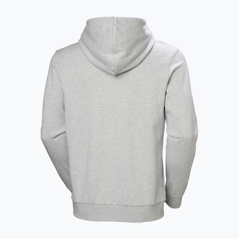 Pánska mikina Helly Hansen HH Logo Hoodie grey/melange 6