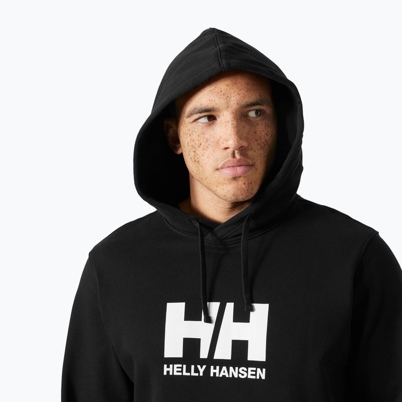 Pánska mikina Helly Hansen HH Logo Hoodie black 3