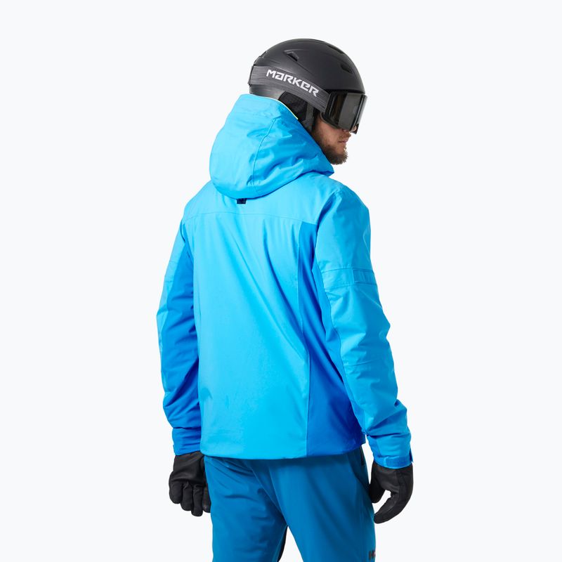 Pánska lyžiarska bunda Helly Hansen Courchavel cyan 2