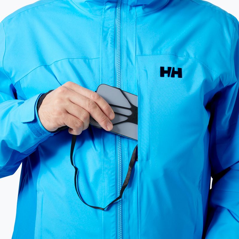 Pánska lyžiarska bunda Helly Hansen Courchavel cyan 4
