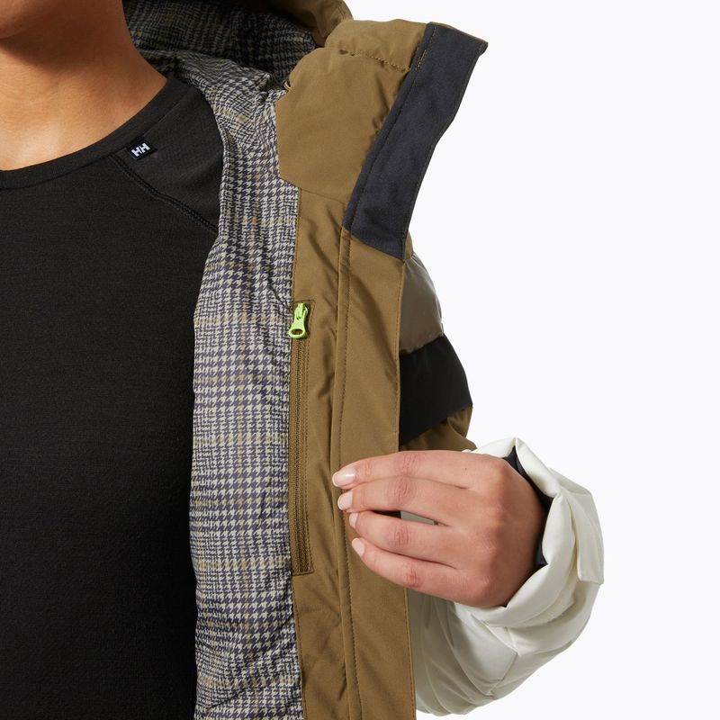 Dámska lyžiarska bunda Helly Hansen Imperial Puffy sepia 8