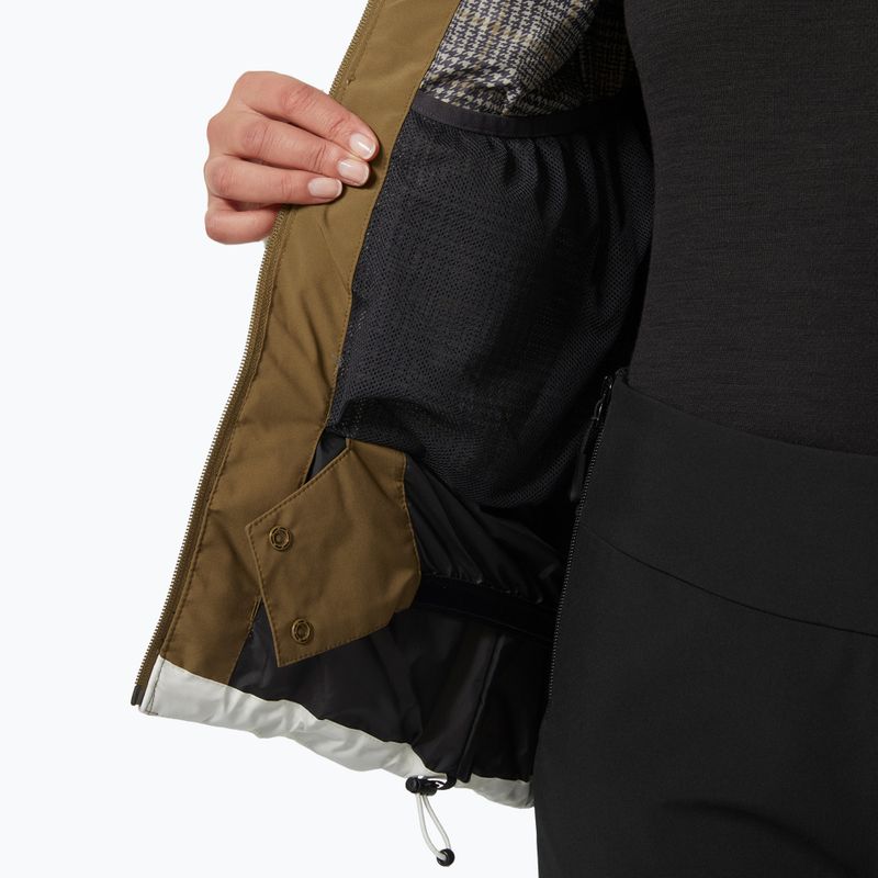 Dámska lyžiarska bunda Helly Hansen Imperial Puffy sepia 9