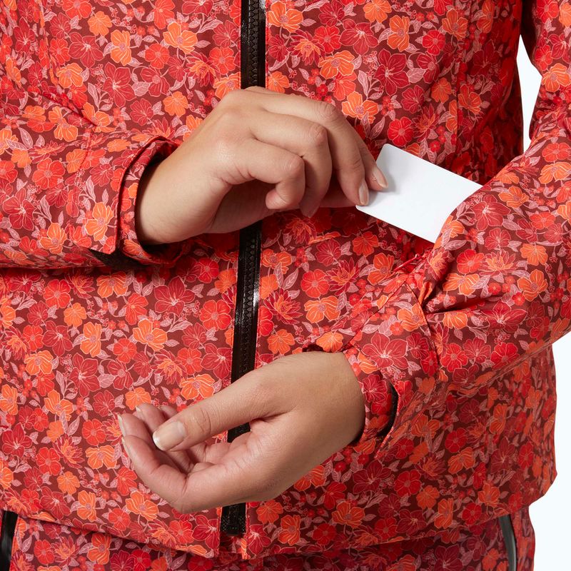 Dámska lyžiarska bunda Helly Hansen Valdisere 3.0 red floral aop 6