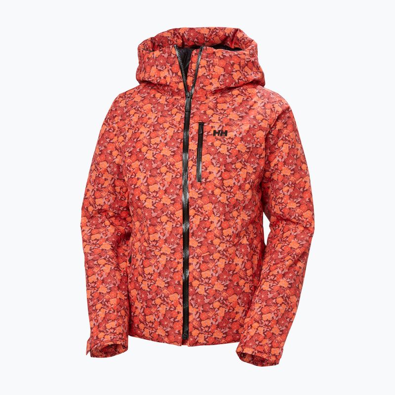Dámska lyžiarska bunda Helly Hansen Valdisere 3.0 red floral aop 9