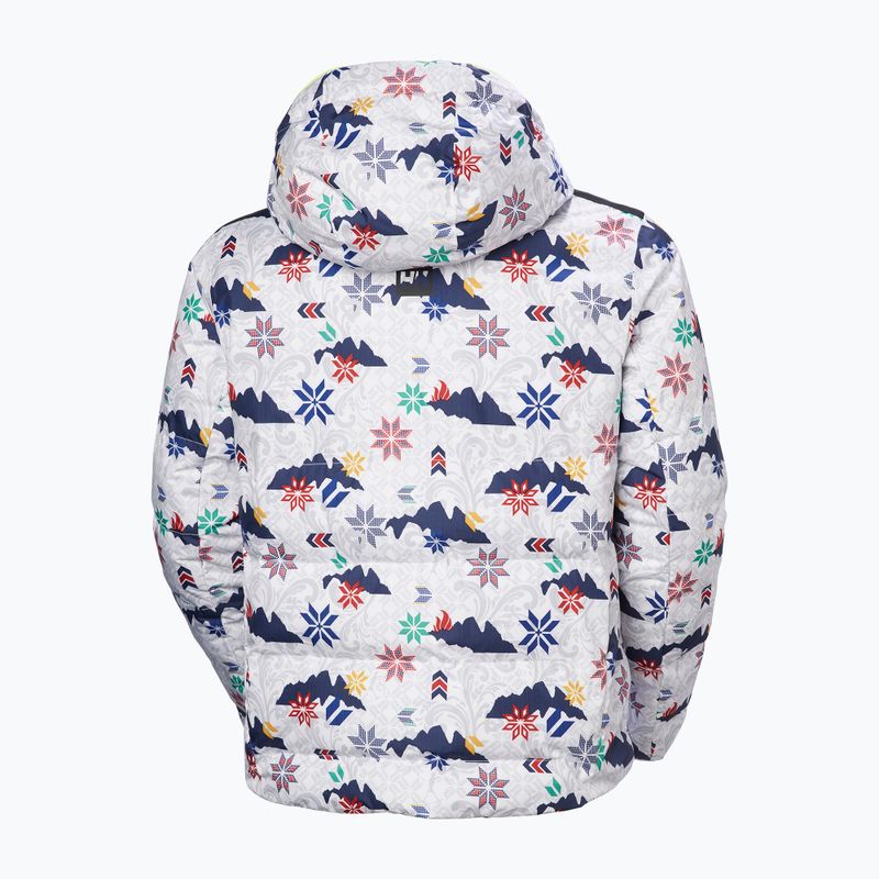 Pánska lyžiarska bunda Helly Hansen Kvitfjell Race Puffy white olympics 10