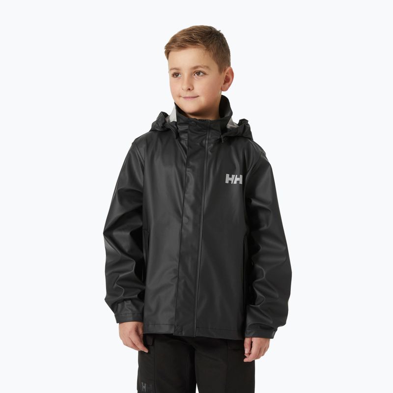 Detská jachtárska bunda Helly Hansen Moss black