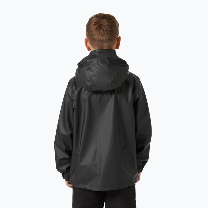 Detská jachtárska bunda Helly Hansen Moss black 2