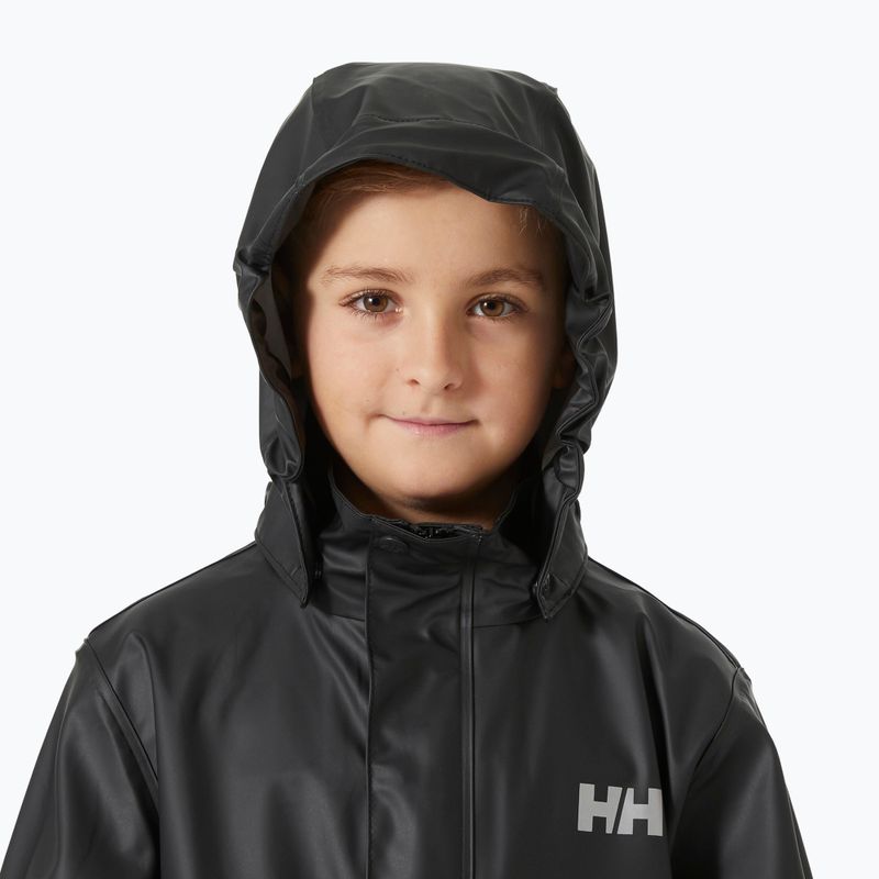 Detská jachtárska bunda Helly Hansen Moss black 3