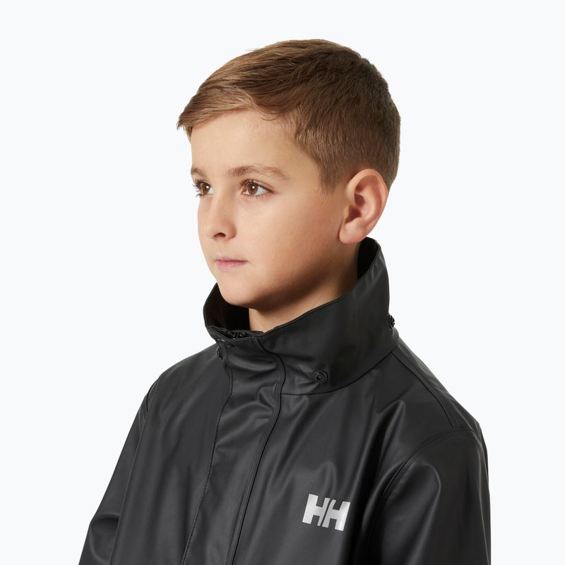 Detská jachtárska bunda Helly Hansen Moss black 4