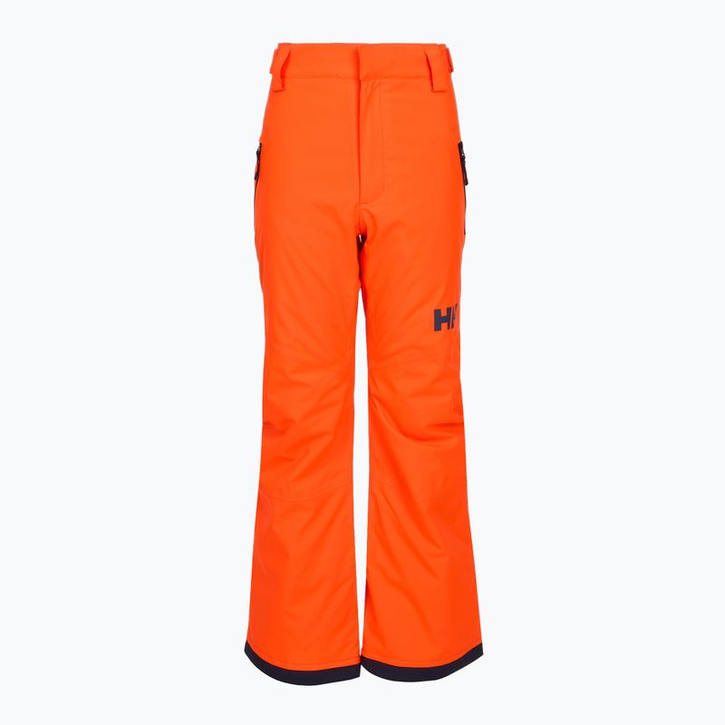 Detské lyžiarske nohavice Helly Hansen Legendary neon orange 5