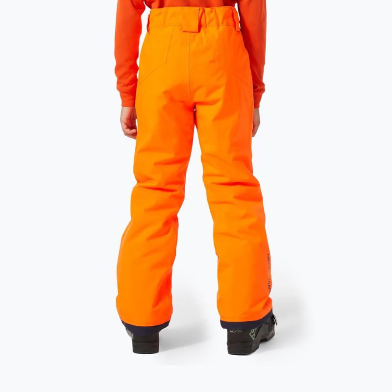 Detské lyžiarske nohavice Helly Hansen Legendary neon orange 2