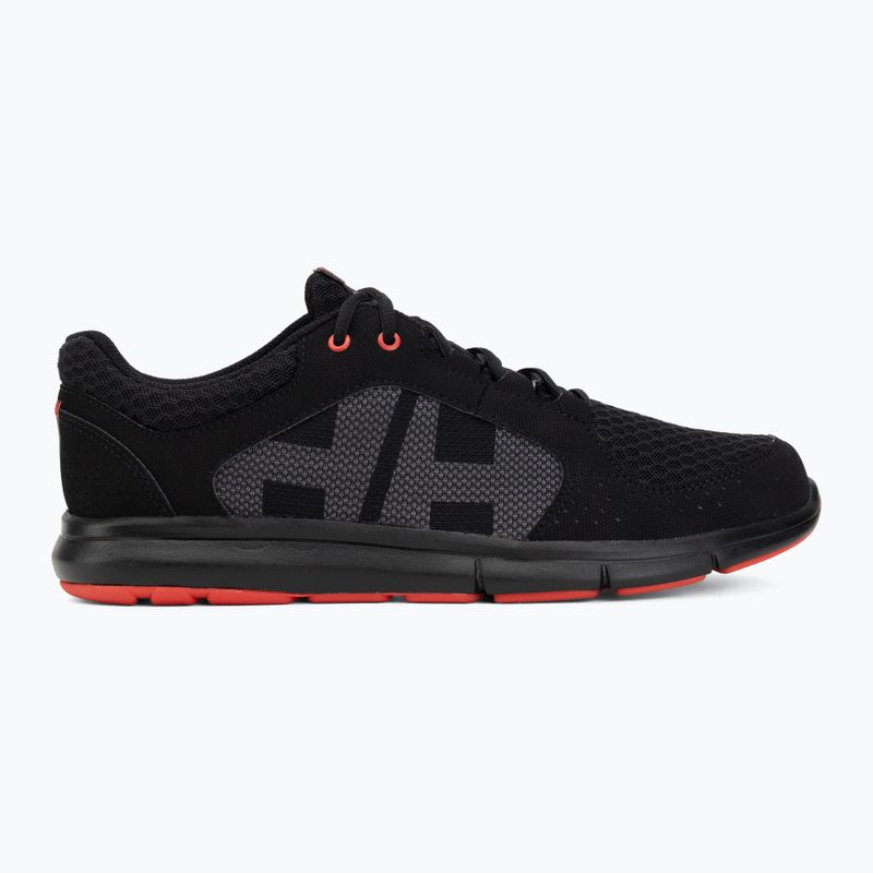 Pánske topánky  Helly Hansen Ahiga V4 Hydropower off black/alert red 2