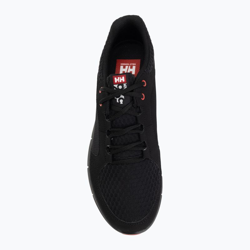 Pánske topánky  Helly Hansen Ahiga V4 Hydropower off black/alert red 5