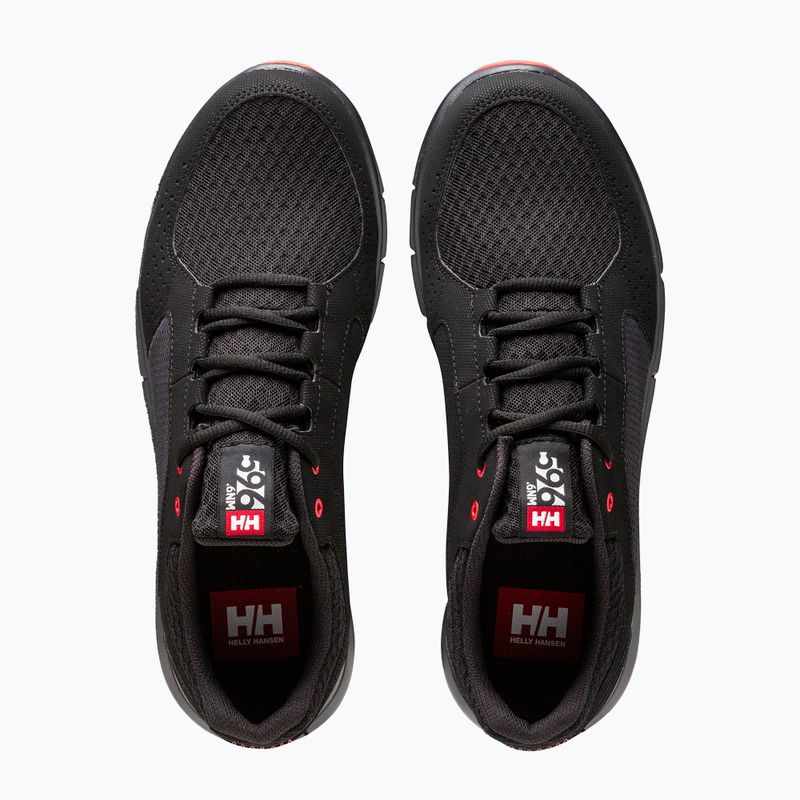 Pánske topánky  Helly Hansen Ahiga V4 Hydropower off black/alert red 6