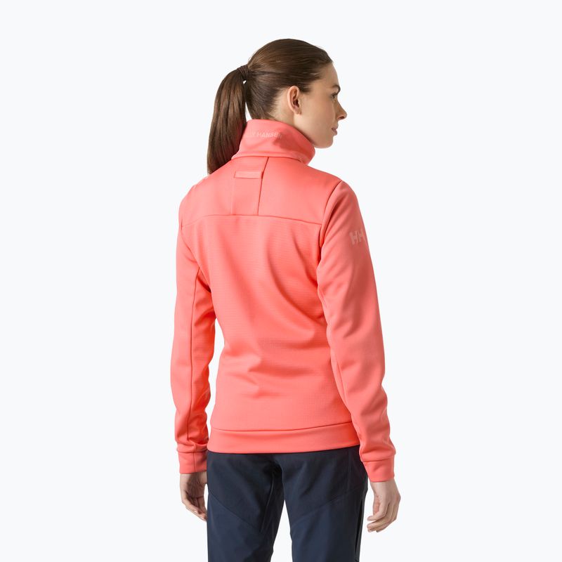 Dámska jachtárska mikina Helly Hansen Crew Fleece sunset pink 2