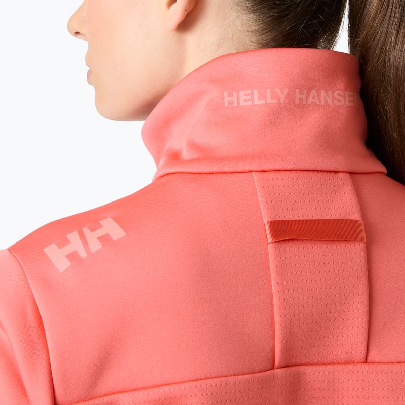 Dámska jachtárska mikina Helly Hansen Crew Fleece sunset pink 4