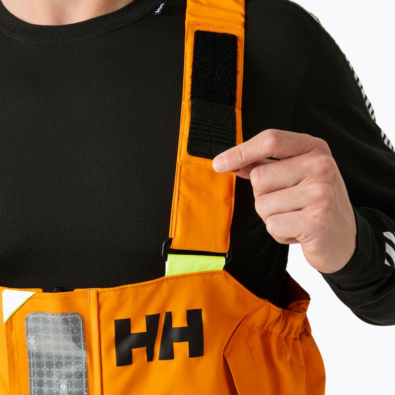 Pánske jachtárske nohavice Helly Hansen Skagen Offshore Bib ignite orange 3