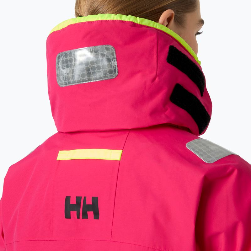Dámska jachtárska bunda Helly Hansen Skagen Offshore cranberry 4