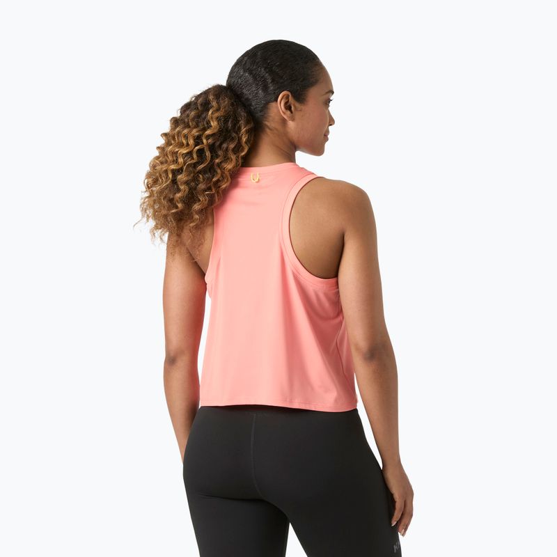 Dámske tričko Helly Hansen Ocean Cropped Tank Top coral almond 2