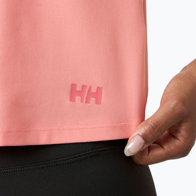 Dámske tričko Helly Hansen Ocean Cropped Tank Top coral almond 4