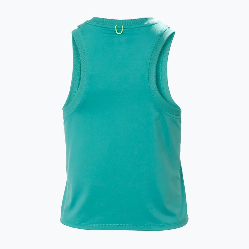 Dámske tričko Helly Hansen Ocean Cropped Tank Top dark mint 6