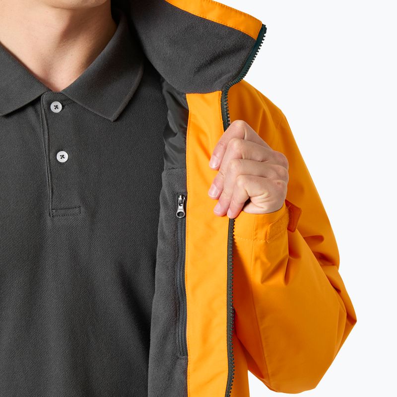 Pánska jachtárska bunda Helly Hansen Crew Midlayer 2 ignite orange 3