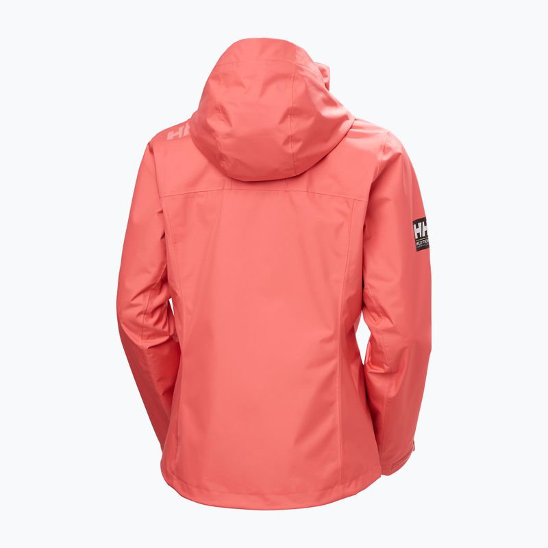 Dámska jachtárska bunda Helly Hansen Crew Hooded 2.0 sunset pink 9