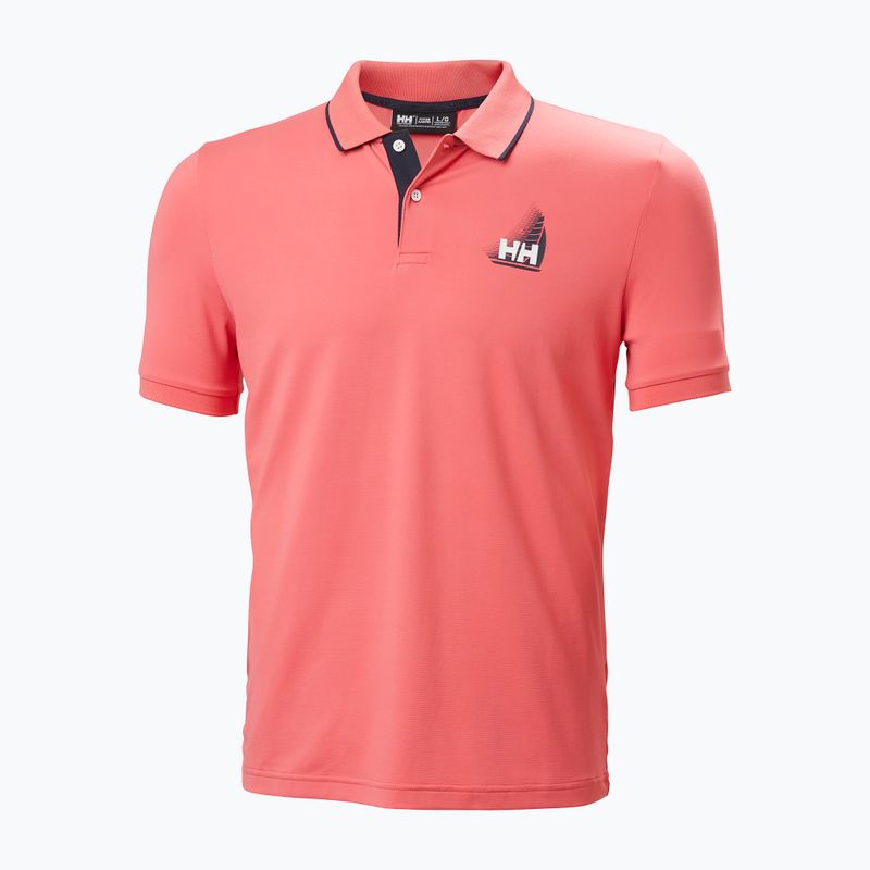 Pánske polo tričko Helly Hansen Hp Figari Polo sunset pink 5