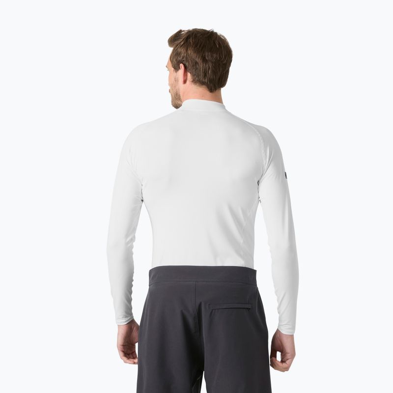 Pánske plavecké tričko longsleeve Helly Hansen Waterwear Rashguard white 2
