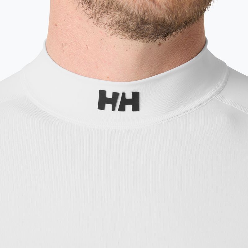 Pánske plavecké tričko longsleeve Helly Hansen Waterwear Rashguard white 3
