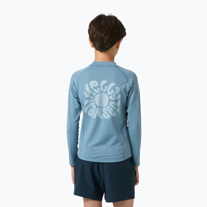 Detské plavecké tričko longsleeve Helly Hansen Waterwear Rashguard Jr washed navy 2