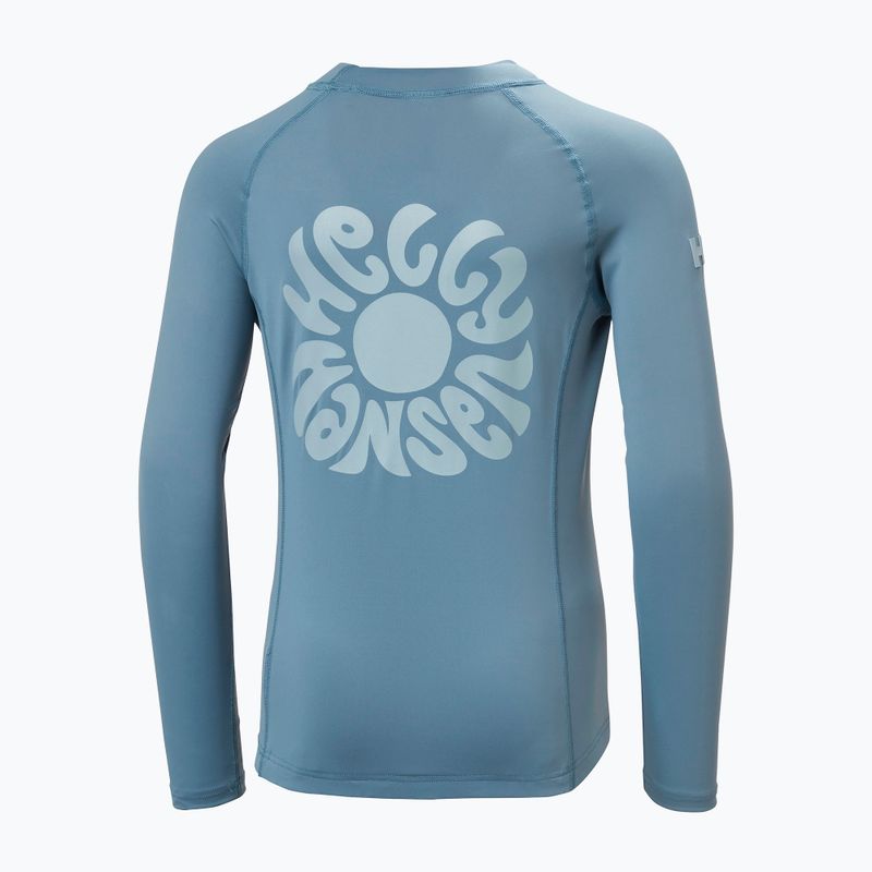 Detské plavecké tričko longsleeve Helly Hansen Waterwear Rashguard Jr washed navy 6