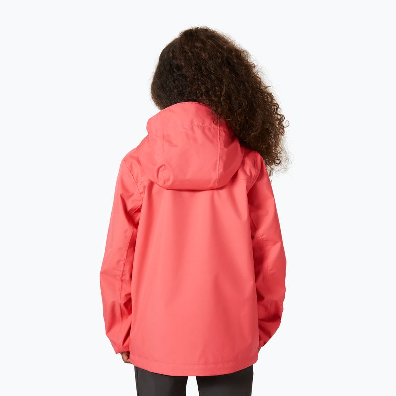 Detská jachtárska bunda Helly Hansen Crew Hooded Jr 41813 sunset pink 4