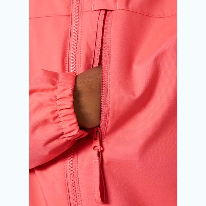 Detská jachtárska bunda Helly Hansen Crew Hooded Jr 41813 sunset pink 7