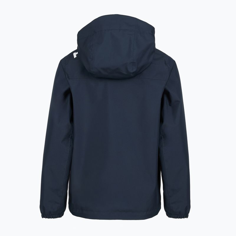 Detská jachtárska bunda Helly Hansen Crew Hooded Jr 41813 navy 2