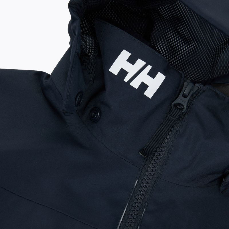 Detská jachtárska bunda Helly Hansen Crew Hooded Jr 41813 navy 5