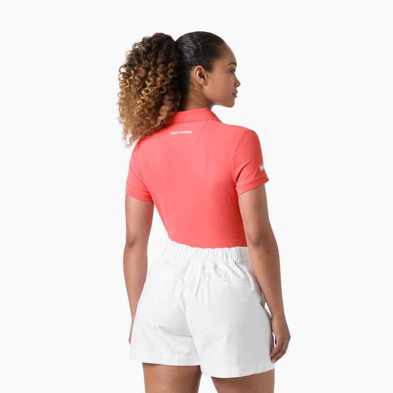 Dámske polo tričko Helly Hansen Crewline Polo sunset pink 2