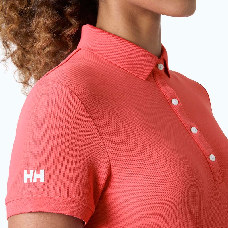 Dámske polo tričko Helly Hansen Crewline Polo sunset pink 4