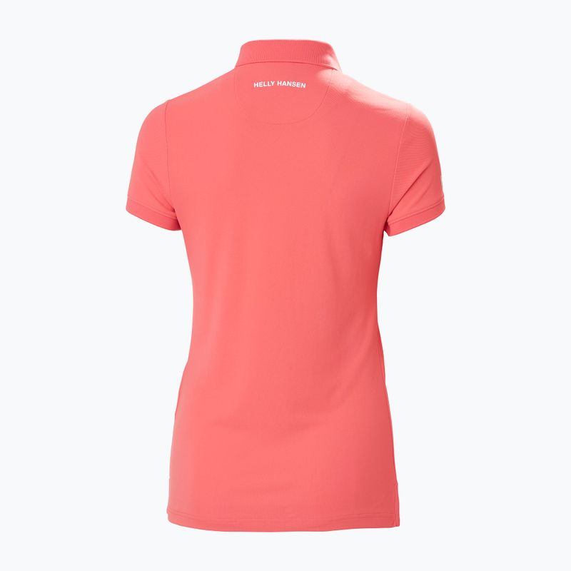 Dámske polo tričko Helly Hansen Crewline Polo sunset pink 7