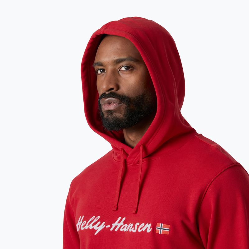 Pánska mikina Helly Hansen Core Graphic Hoodie red 3
