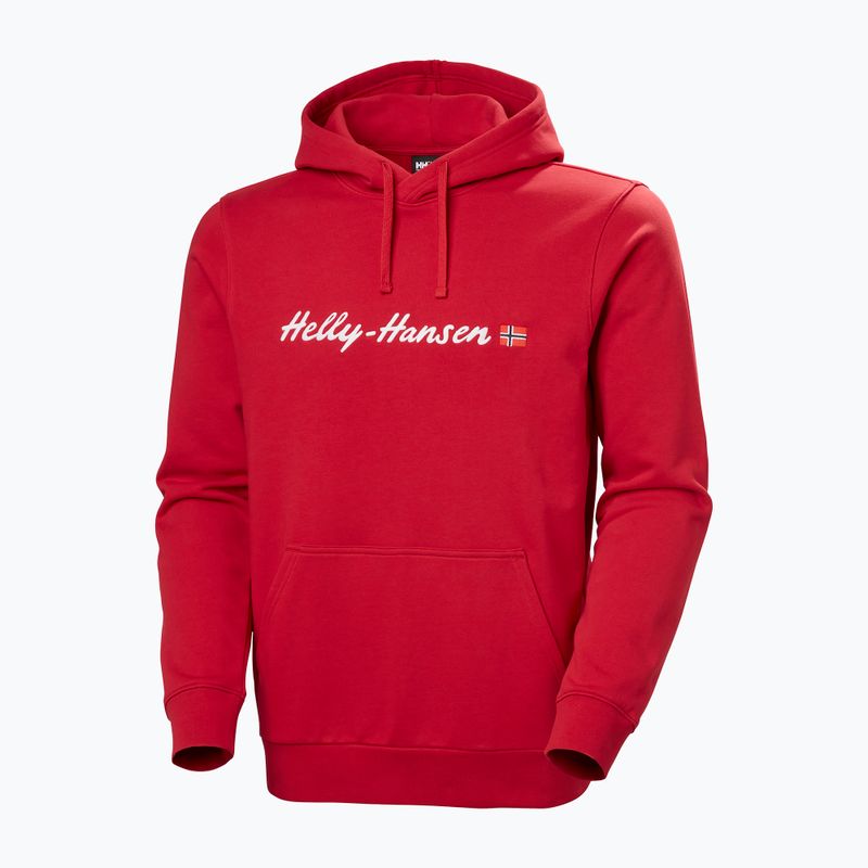 Pánska mikina Helly Hansen Core Graphic Hoodie red 5