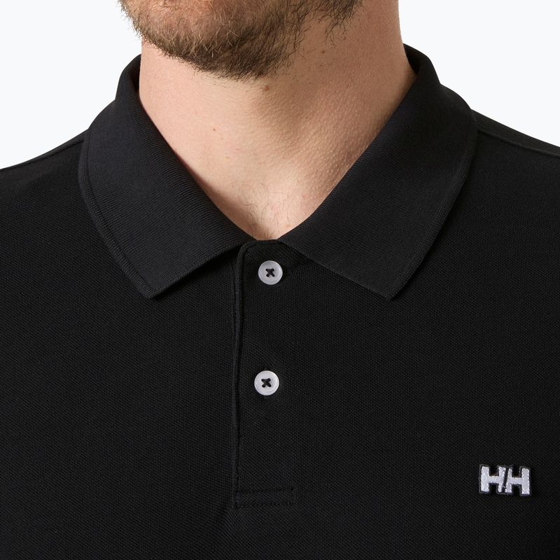 Pánske polo tričko Helly Hansen Elba Fitted Polo black 3