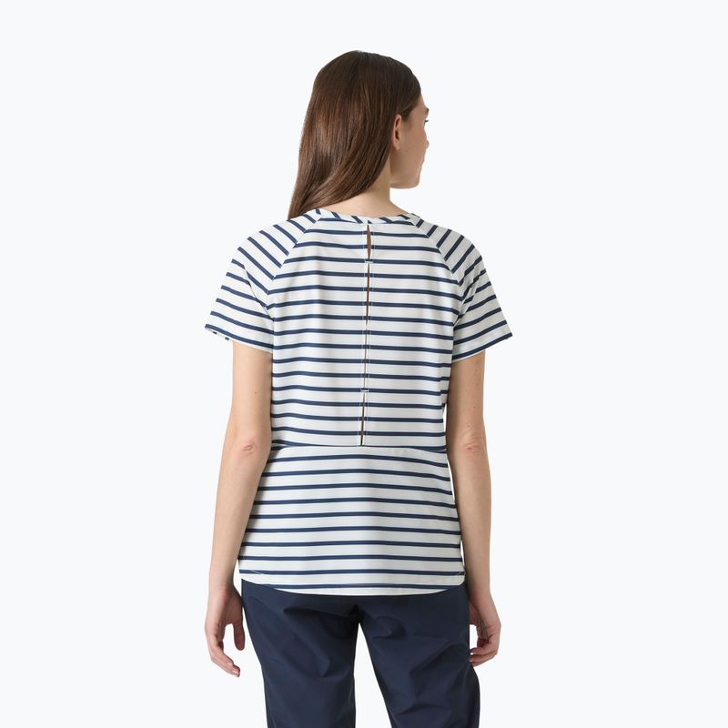 Dámske tričko Helly Hansen Thalia white navy stripe 2