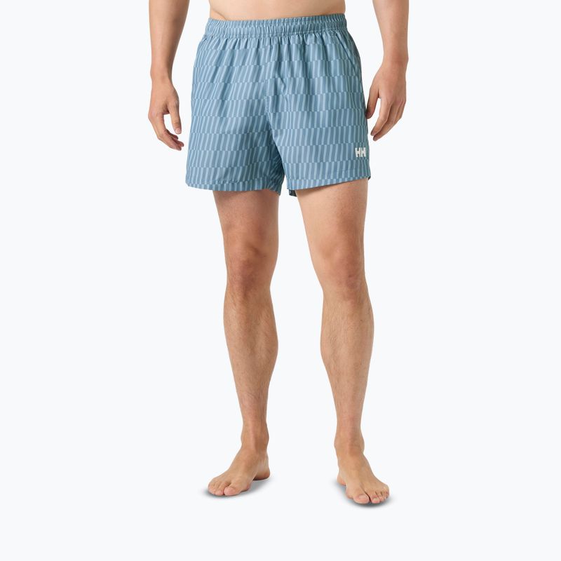 Pánske jachtárske šortky Helly Hansen Newport Trunk 4.5" washed navy offset stripe 3