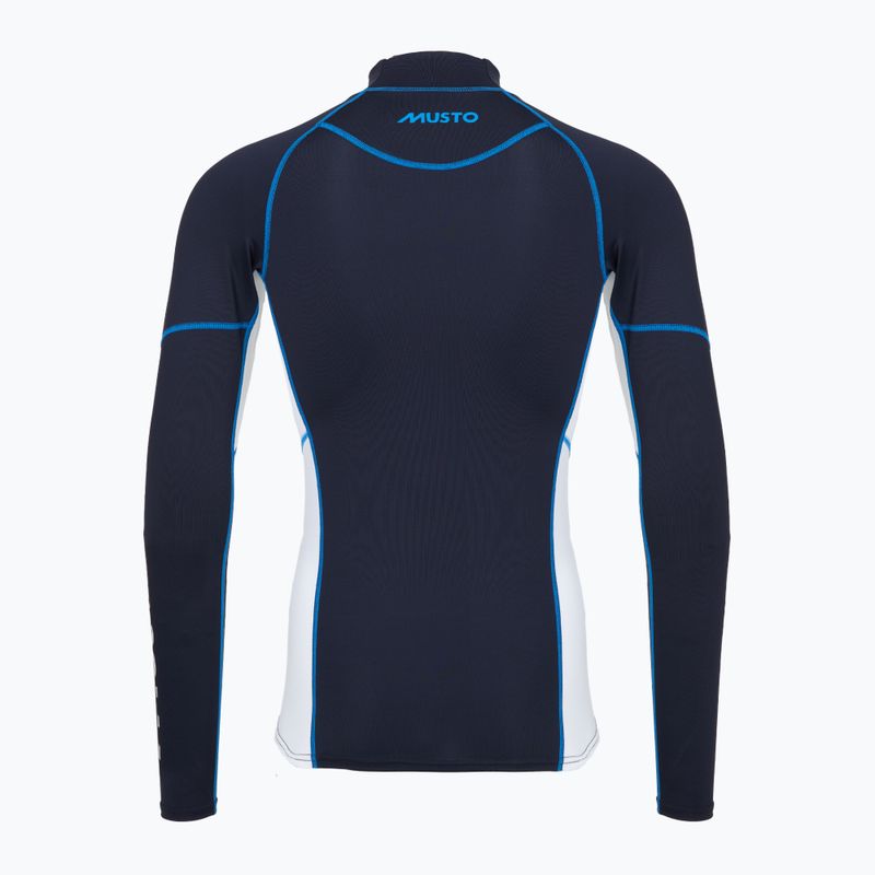 Pánske plavecké tričko s dlhým rukávom Musto Championship Rash Guard navy/white 2