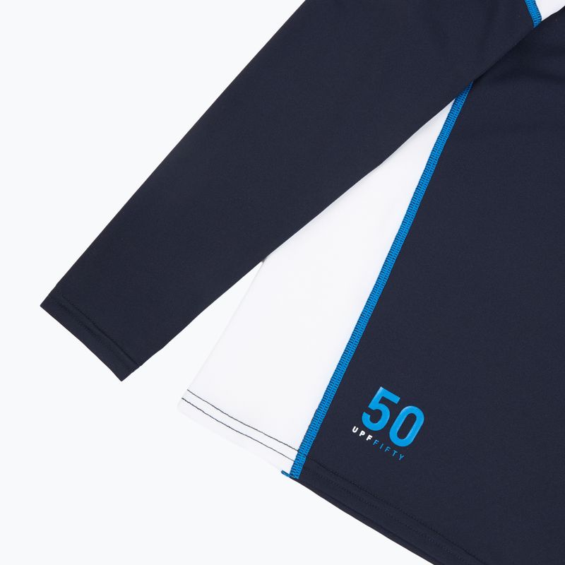 Pánske plavecké tričko longsleeve Musto Championship Rash Guard navy/white 4
