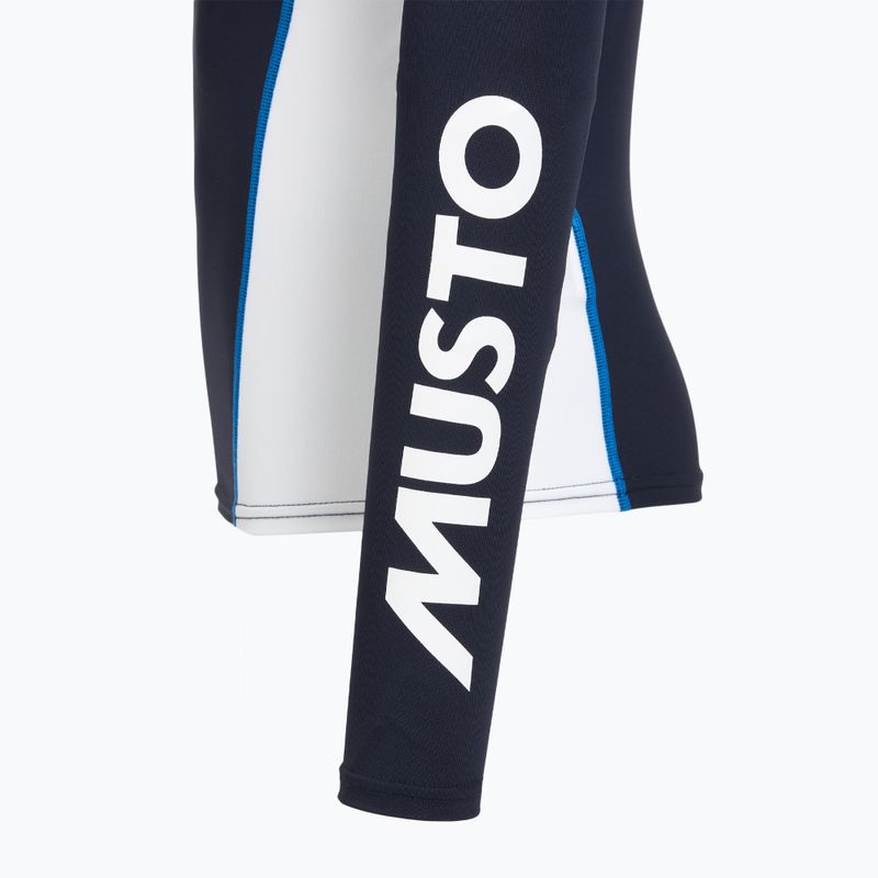 Pánske plavecké tričko s dlhým rukávom Musto Championship Rash Guard navy/white 5