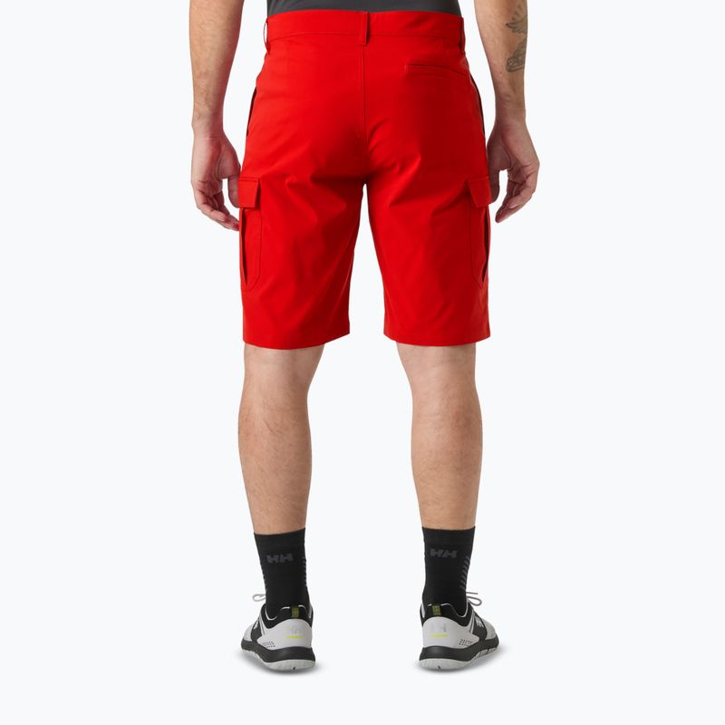 Pánske jachtárske šortky Helly Hansen QD Cargo 11" red 2