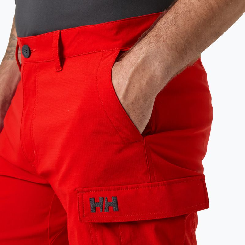 Pánske jachtárske šortky Helly Hansen QD Cargo 11" red 3