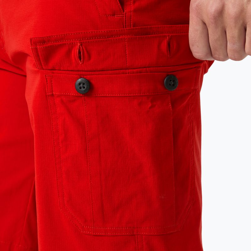 Pánske jachtárske šortky Helly Hansen QD Cargo 11" red 4